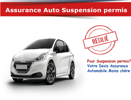 Assurance auto suspension permis